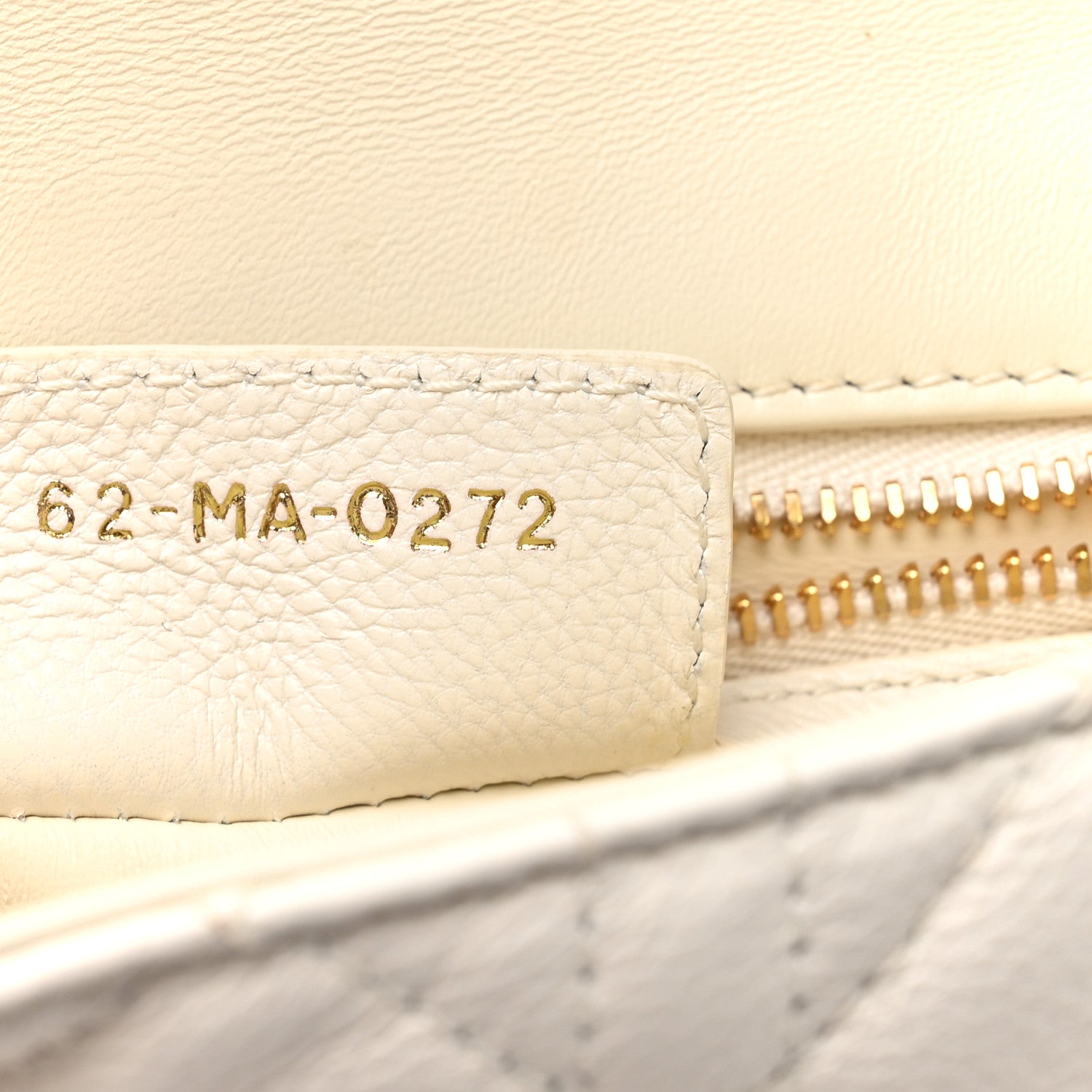 Christian Dior Grained Calfskin Cannage Small Caro Bag White 7 of 14