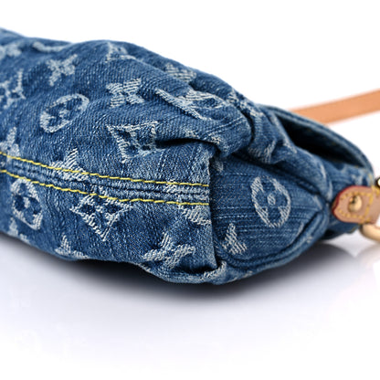 Louis Vuitton Monogram Denim Mini Pleaty Blue 8 of 8