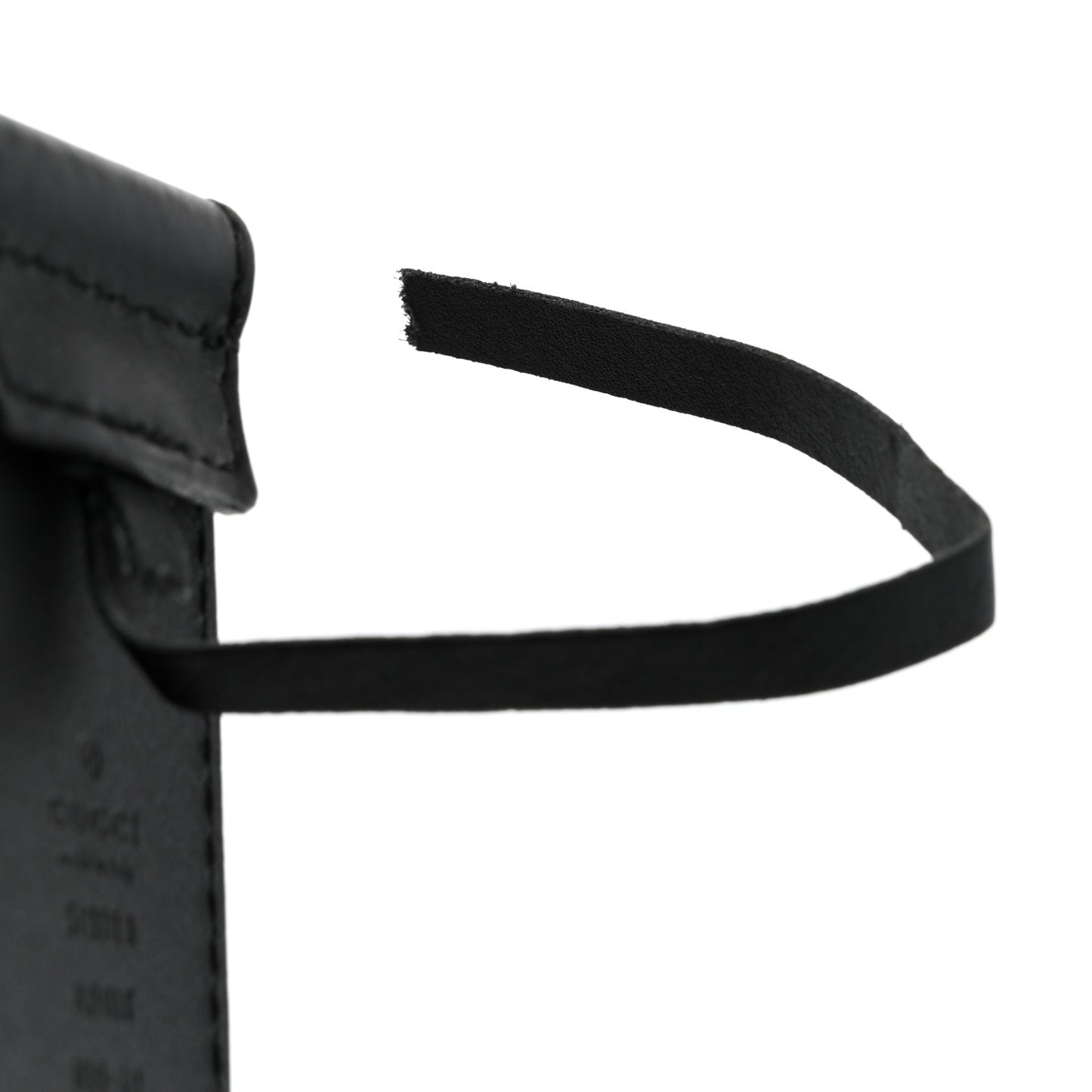 Calfskin Crystal Double G 40mm Belt 80/32 Black Multicolor