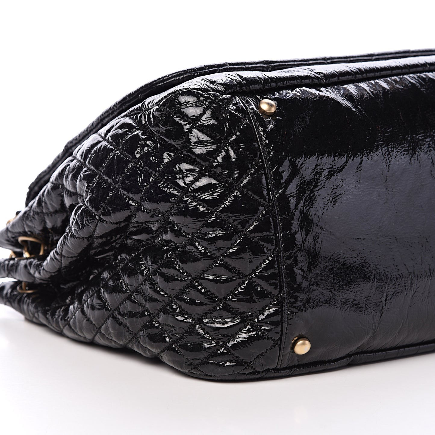 Vinyl XL Rock and Chain Flap Black