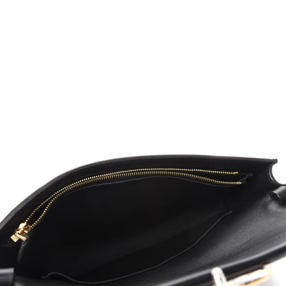 Louis Vuitton Calfskin Reverse Monogram Column Clutch 5 of 11
