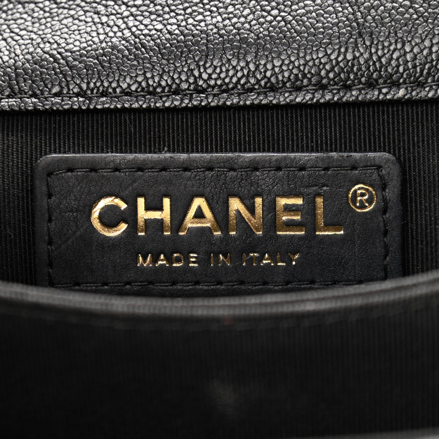 Chanel Caviar Quilted North South Boy Flap Black 6 of 9