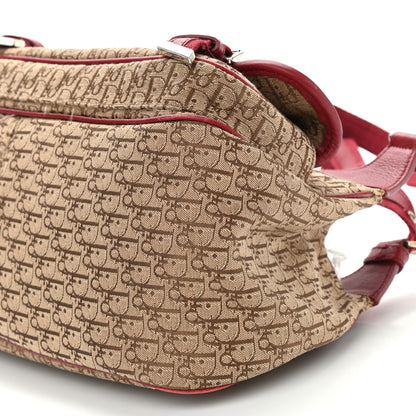 Christian Dior Monogram Tote Red 7 of 12