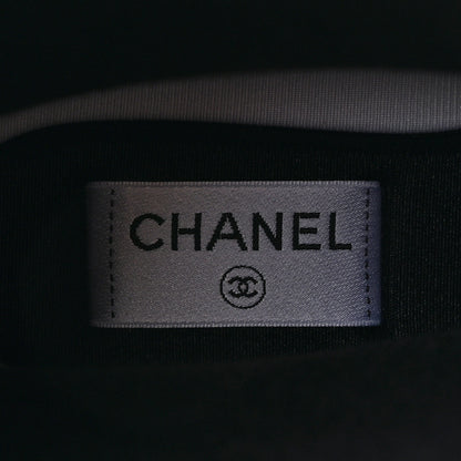 Chanel Caoutchouk CC High Boots 37 Burgundy Black 8 of 12
