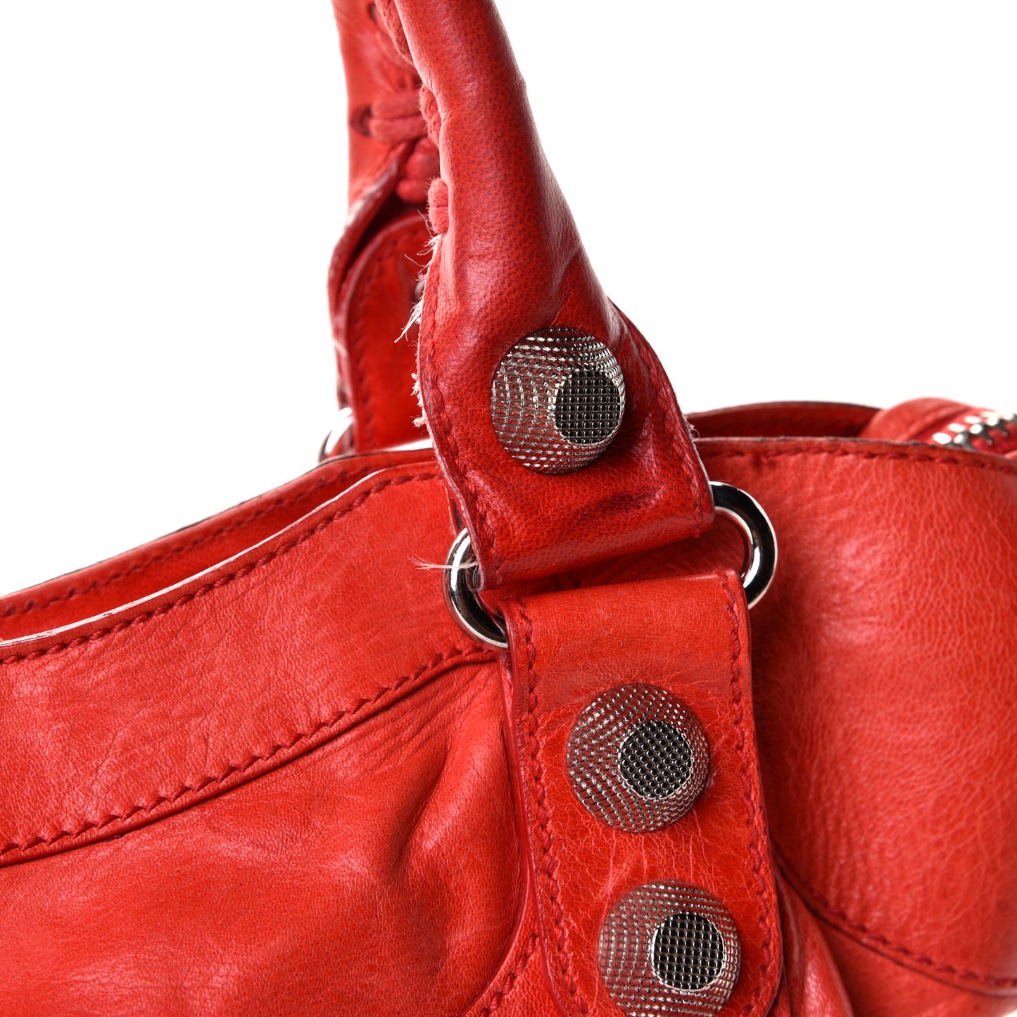 Agneau Giant 21 Silver Hardware City Vermillion