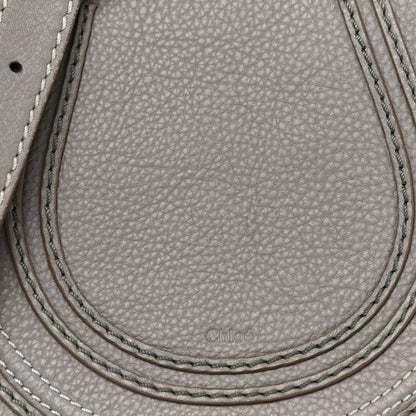 Chloe Calfskin Mini Marcie Round Crossbody Bag Cashmere Grey 7 of 17