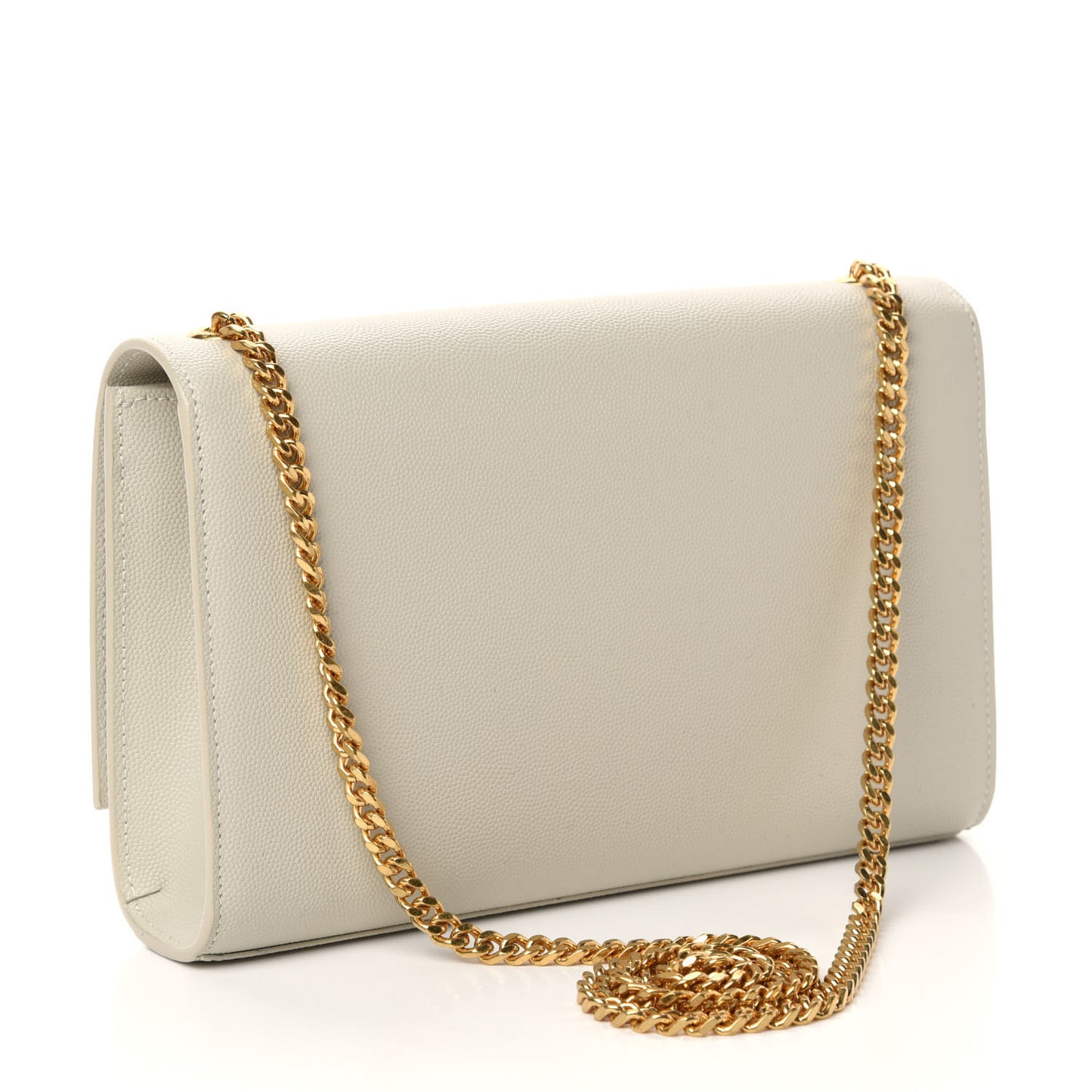 Grain De Poudre Medium Classic Monogram Kate Satchel Crema Soft