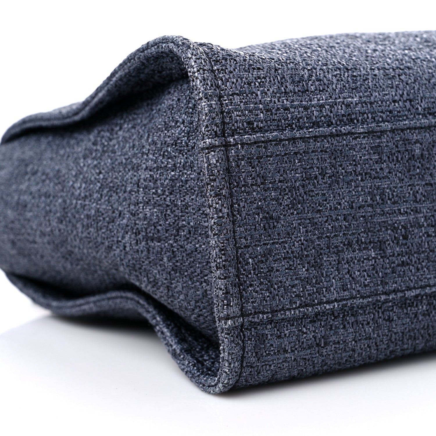 Chanel Lurex Boucle Small Deauville Tote Black 8 of 9