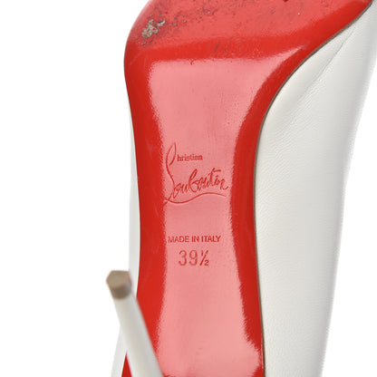 Christian Louboutin Nappa Patent Studded Predupump 85 Pumps 39.5 White 6 of 19