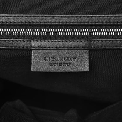 Givenchy Waxed Calfskin Medium Nightingale Logo Strap Black 6 of 8