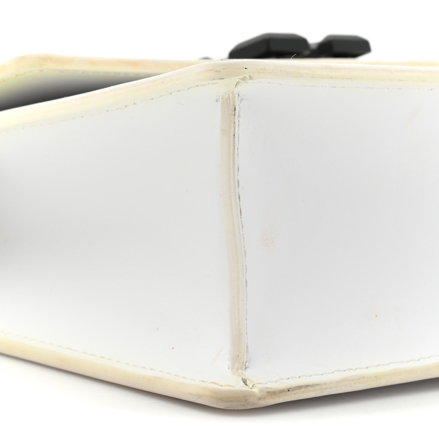 Off-White Calfskin Cash Jitney 1.0 Shoulder Bag White 8 of 18