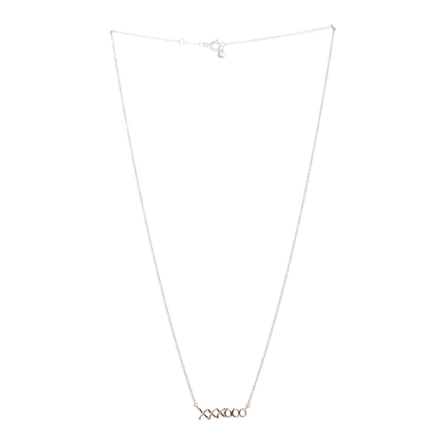 18K Rose Gold Paloma's Graffiti Love and Kisses Pendant Necklace