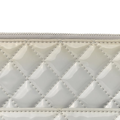 Chanel Vinyl Quilted In the Business Camera Case Light Grey 13 of 15