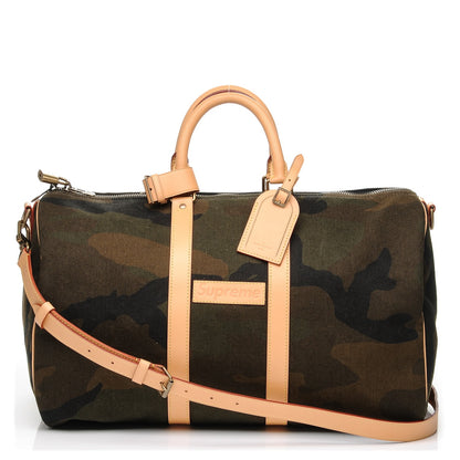 Louis Vuitton X SUPREME Monogram Camouflage Keepall Bandouliere 45 1 of 11