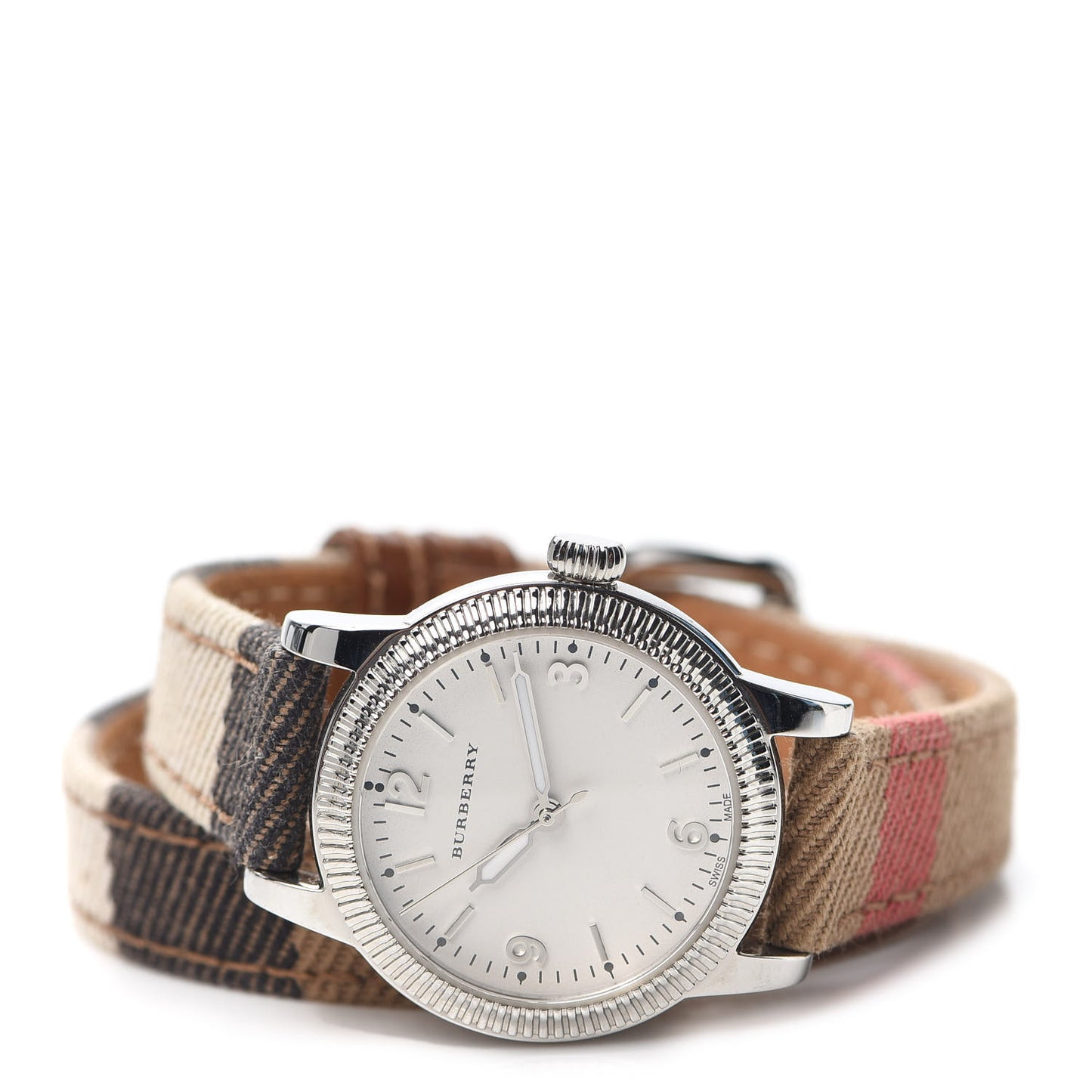 Stainless Steel Calfskin 30mm Wrap Quartz Watch BU7849