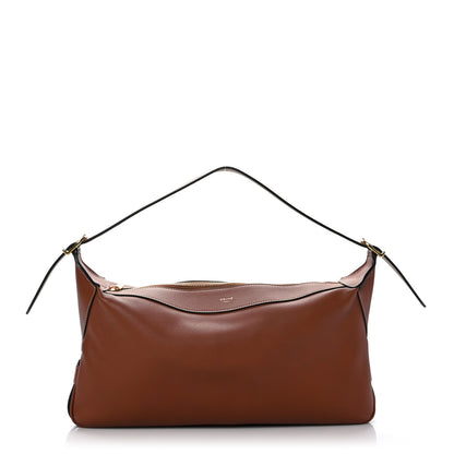 Celine Supple Calfskin Medium Romy Shoulder Bag Tan 1 of 9