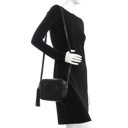 Gucci Pebbled Calfskin Small Soho Disco Bag Black 2 of 8