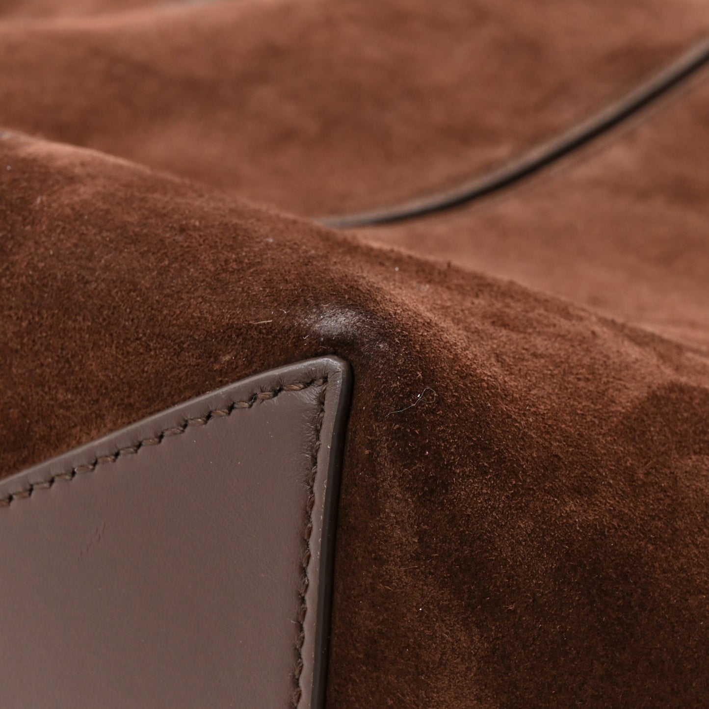 Suede Large Chelsea Tote Chocolate