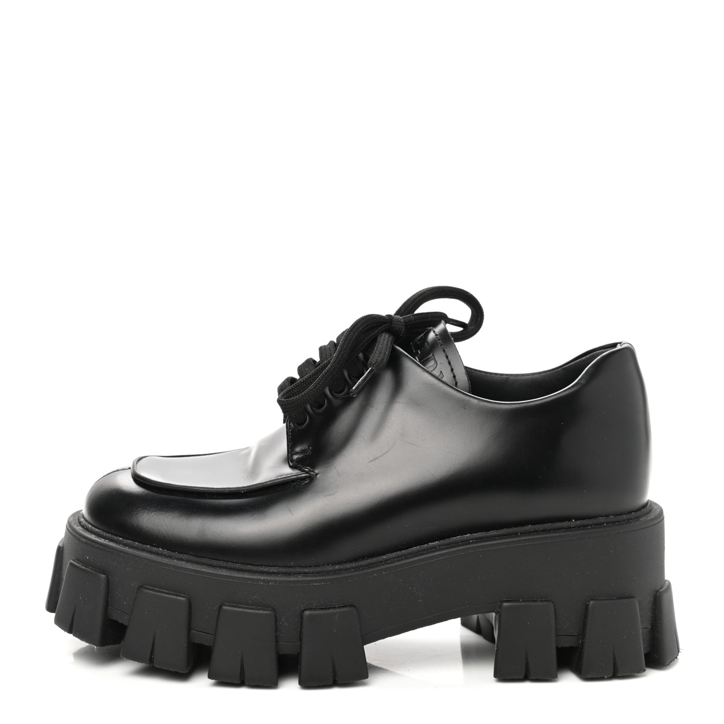 Spazzolato Rois Monolith 55mm Derby Loafers 35 Black