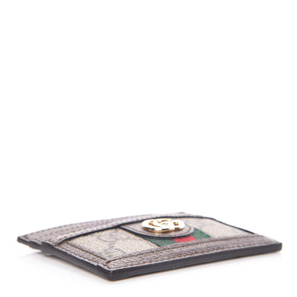 Gucci GG Supreme Monogram Ophidia Card Holder Brown 4 of 7