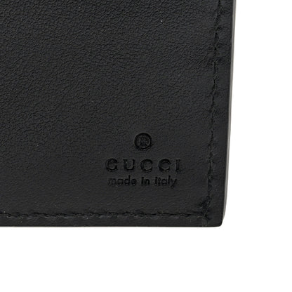 Gucci Plutone Calfskin Logo Bi-Fold Wallet Black 6 of 6