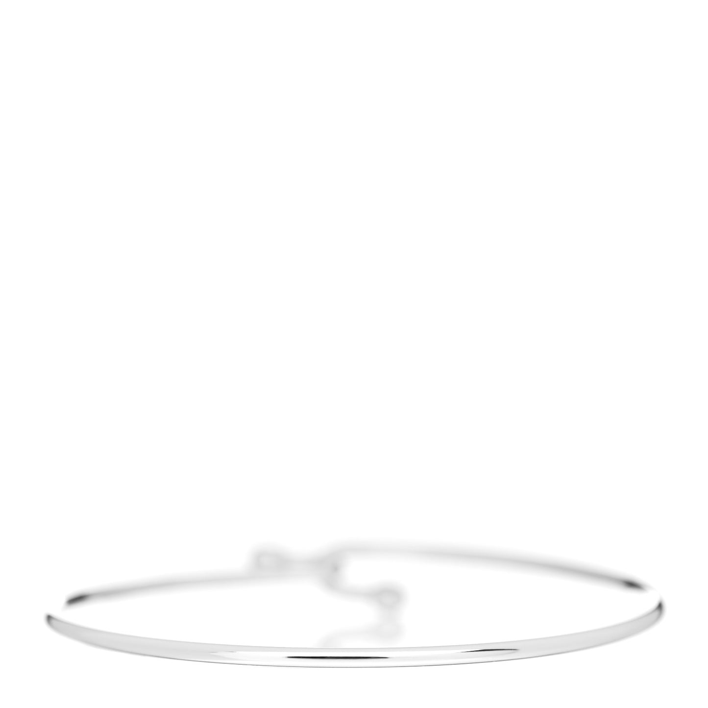 Sterling Silver Hook Bangle Bracelet