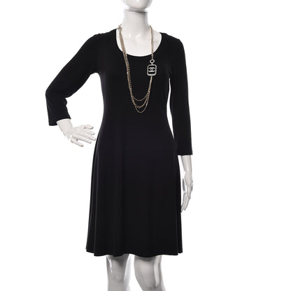 Chanel Crystal Chain CC Multi Strand Necklace Gold 2 of 7