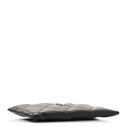 Chanel Lambskin Quilted Card Holder Black 4 of 9