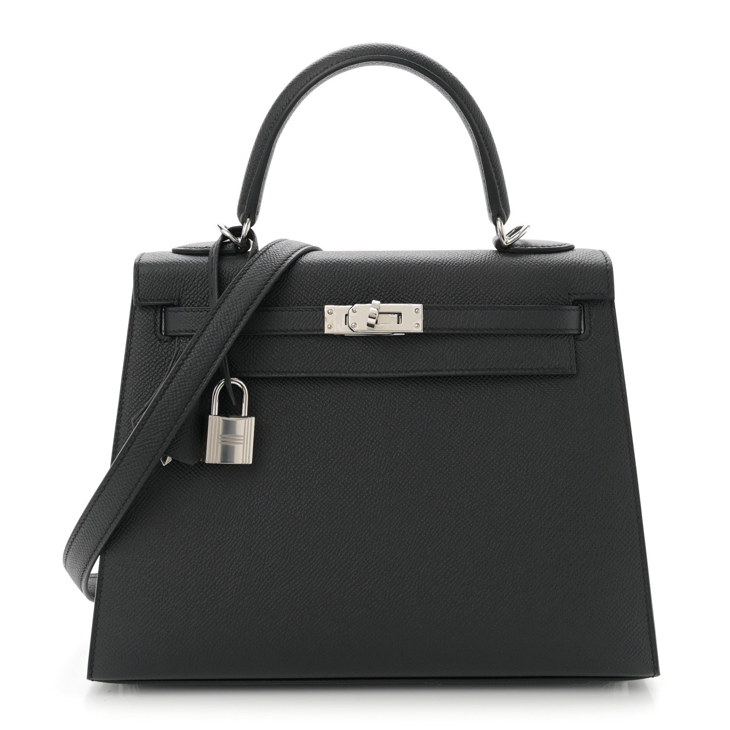 Hermes Epsom Kelly Sellier 25 Black 1 of 11