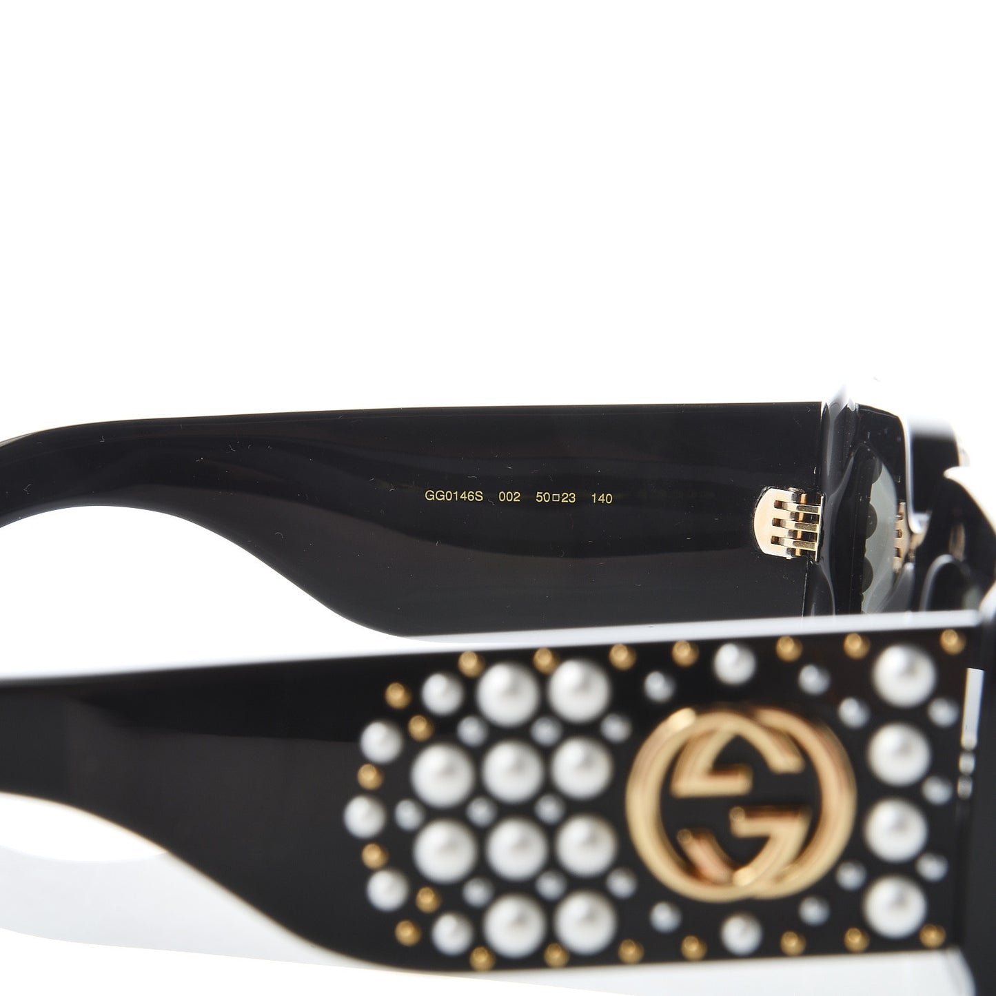 Pearl Hollywood Forever Sunglasses GG0146S Black