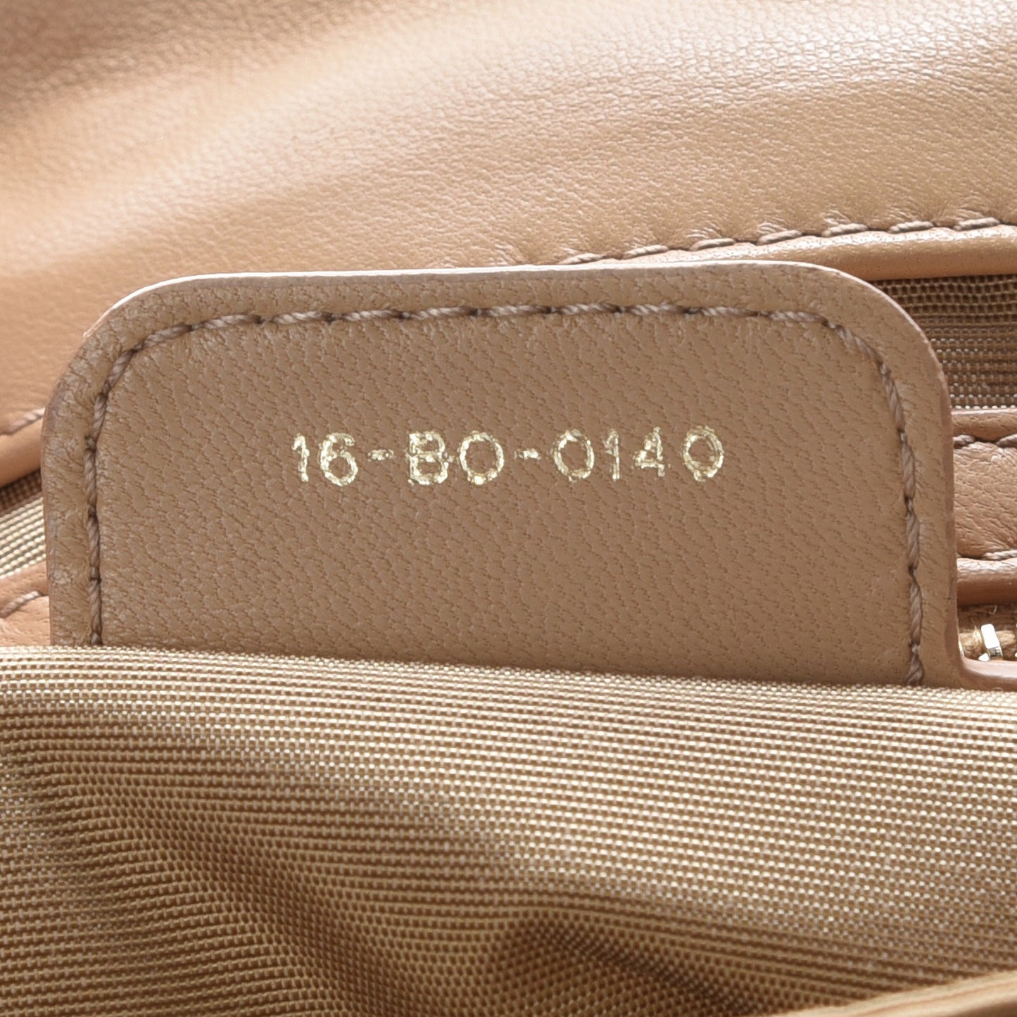 Lambskin Cannage Large New Lock Flap Bag Beige