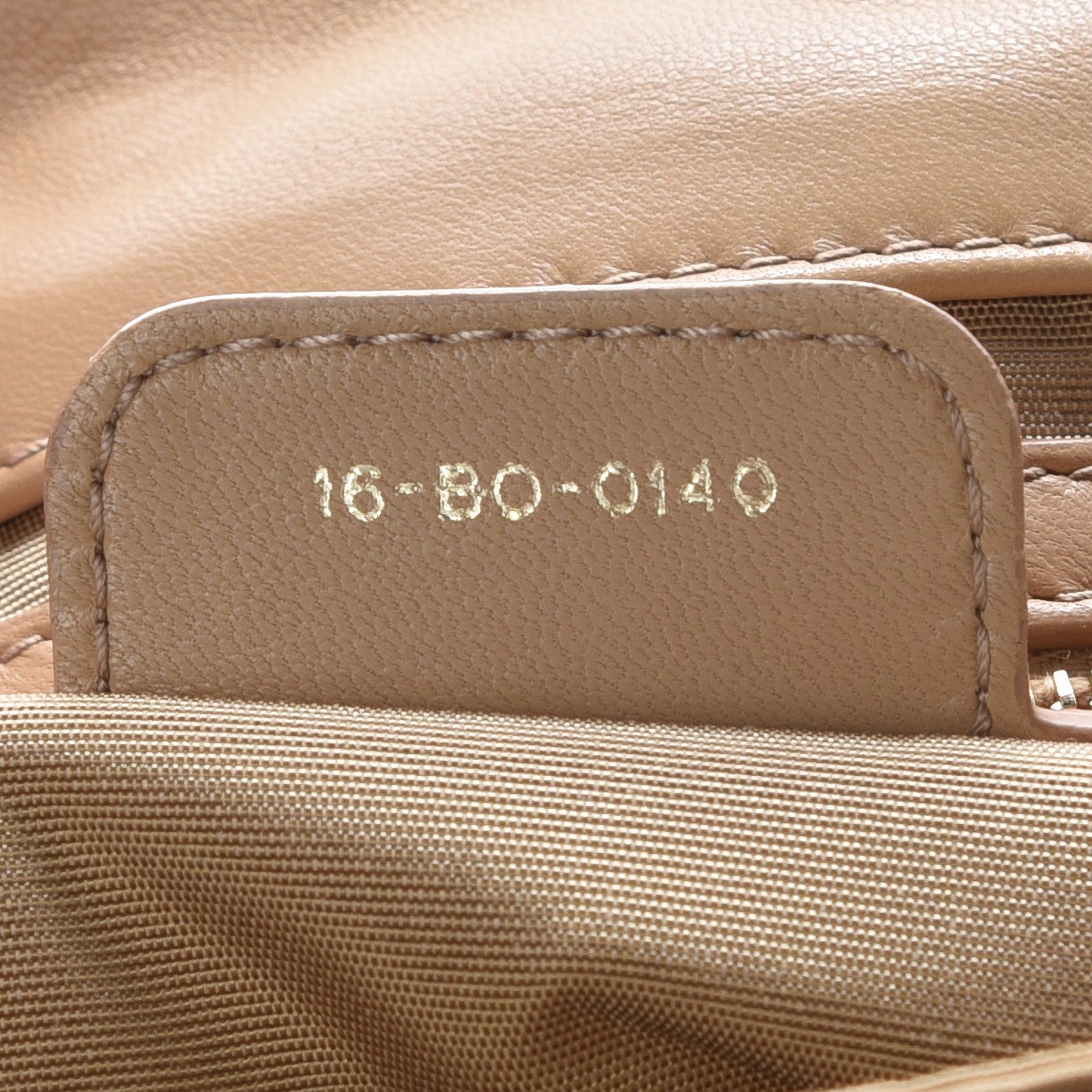 Christian Dior Lambskin Cannage Large New Lock Flap Bag Beige 9 of 9
