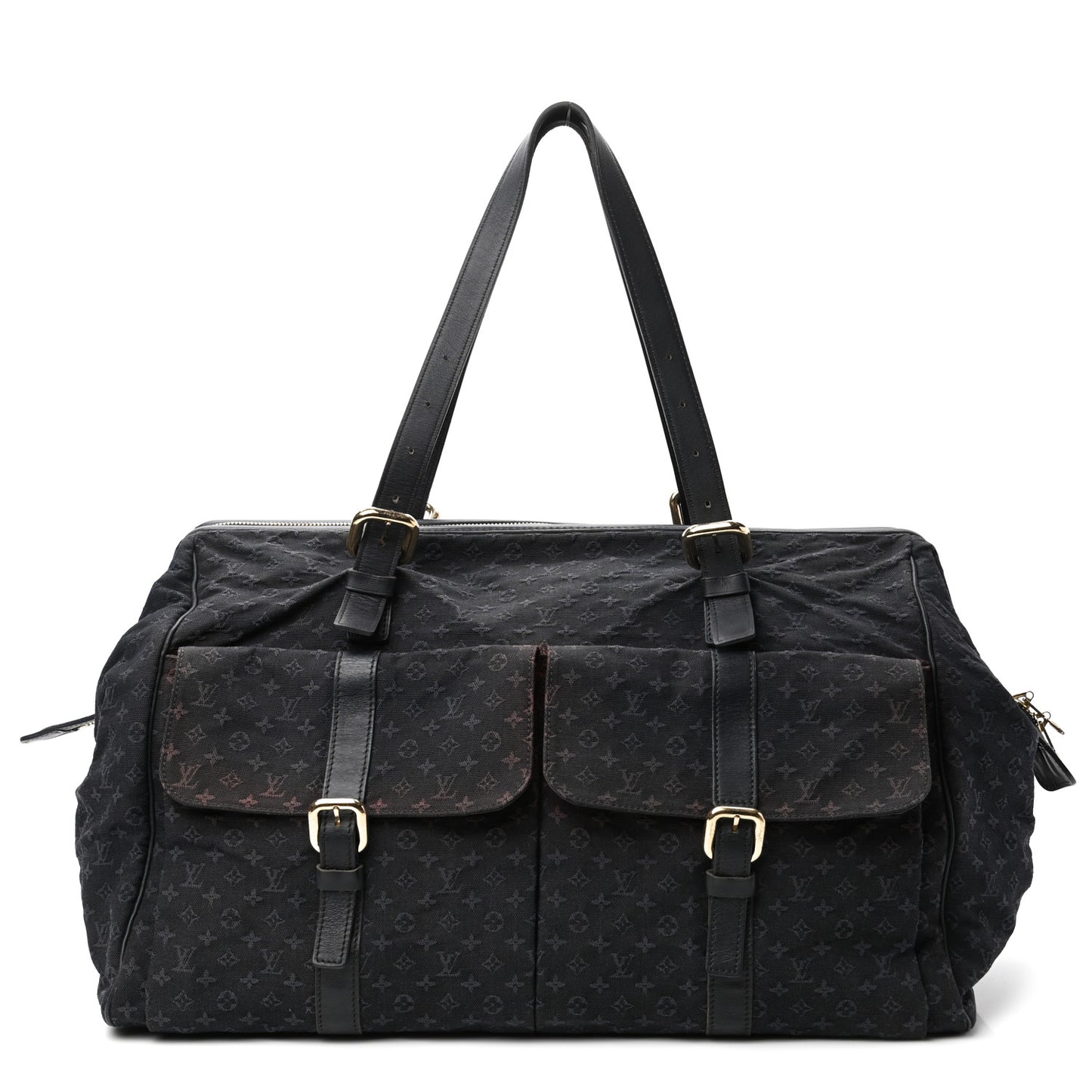Mini Lin Monogram Louise Bag Blue