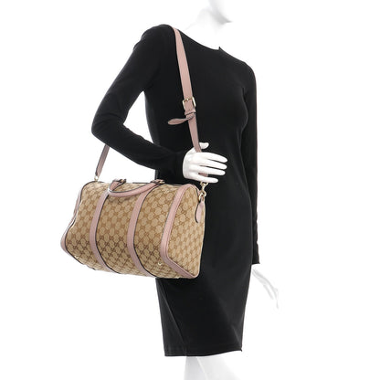 Gucci Monogram Medium Joy Boston Light Pink 2 of 12