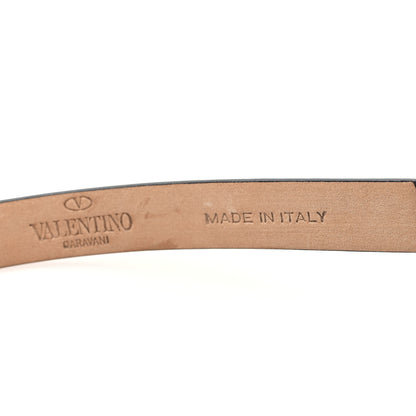 Valentino Garavani Calfskin Rockstud Belt 75 30 Red 3 of 6