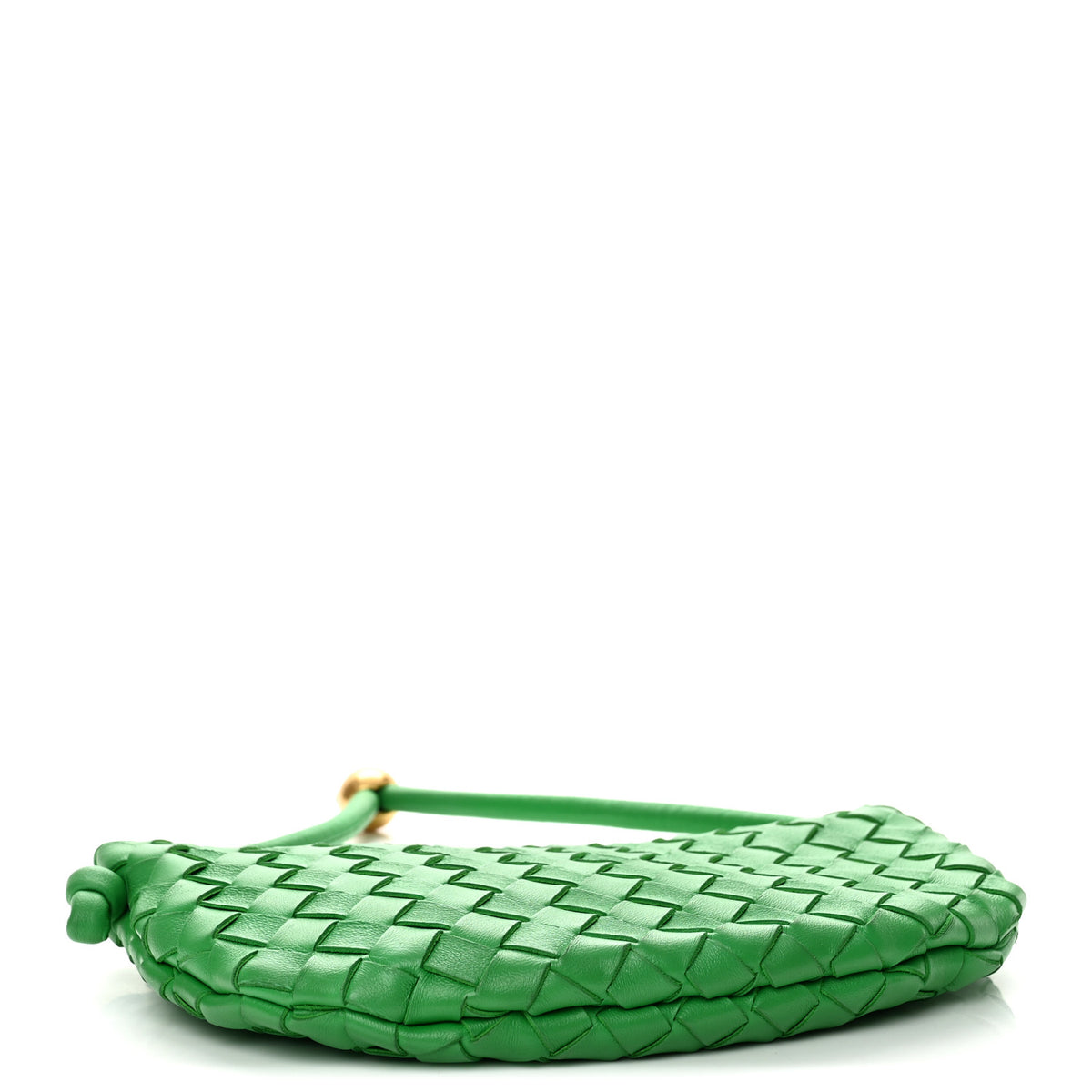 Nappa Intrecciato Small Turn Pouch Parakeet