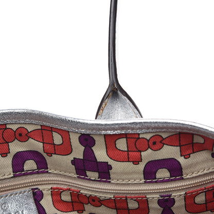 Gucci Guccissima Medium Princy Tote Silver 9 of 9