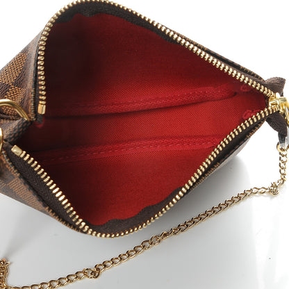 Louis Vuitton Damier Ebene Mini Pochette Accessories 5 of 8