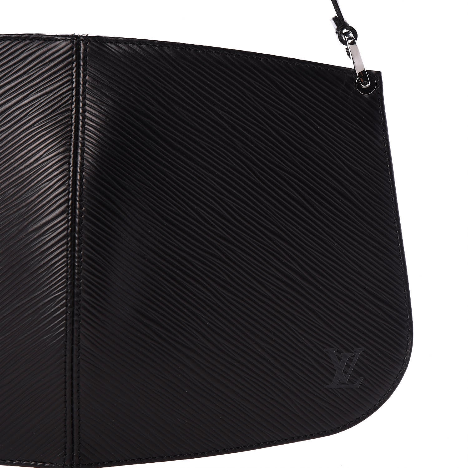 Louis Vuitton Epi Demi Lune Pochette Black 9 of 11