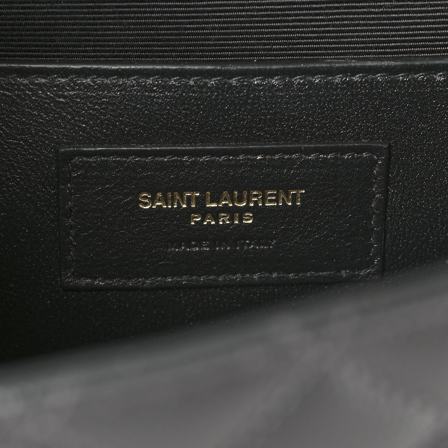 Saint Laurent Grain De Poudre Textured Mixed Matelasse Triquilt Medium Monogram Satchel Storm 6 of 9