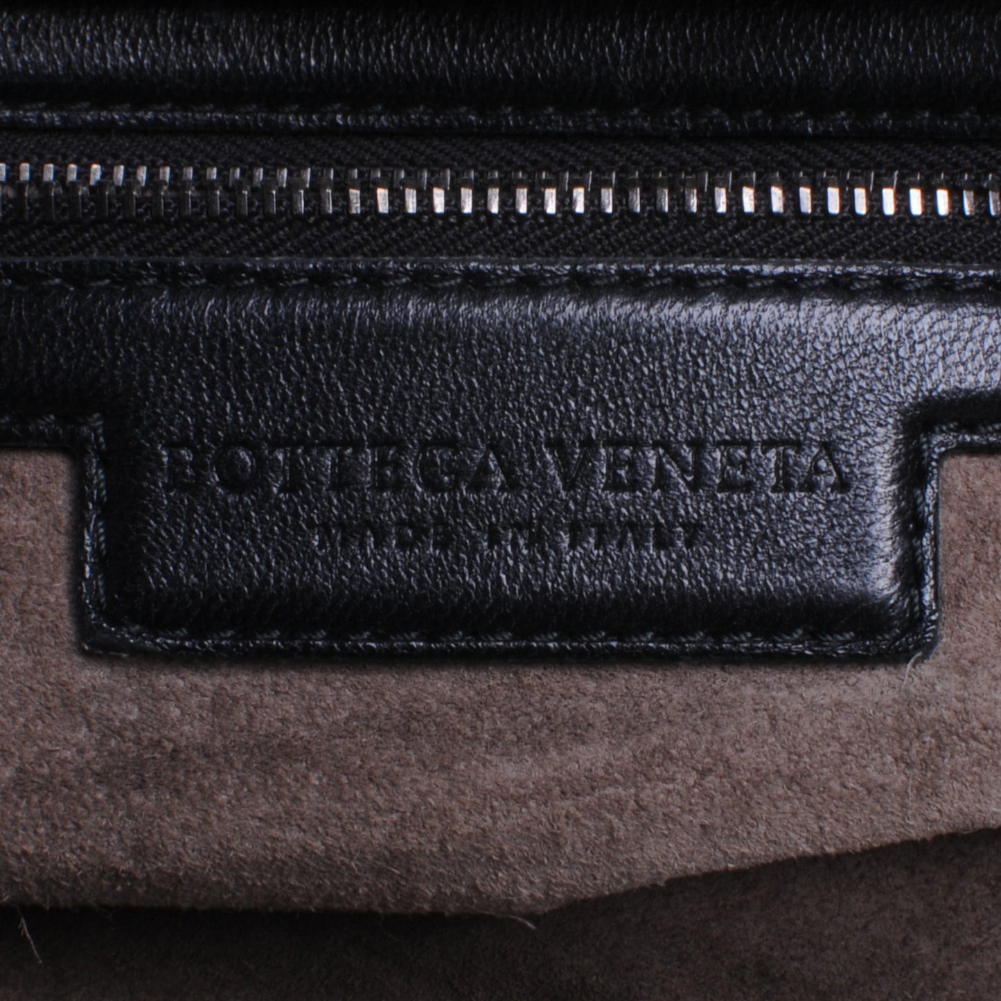 Nappa Intrecciato Large Veneta Nero Black