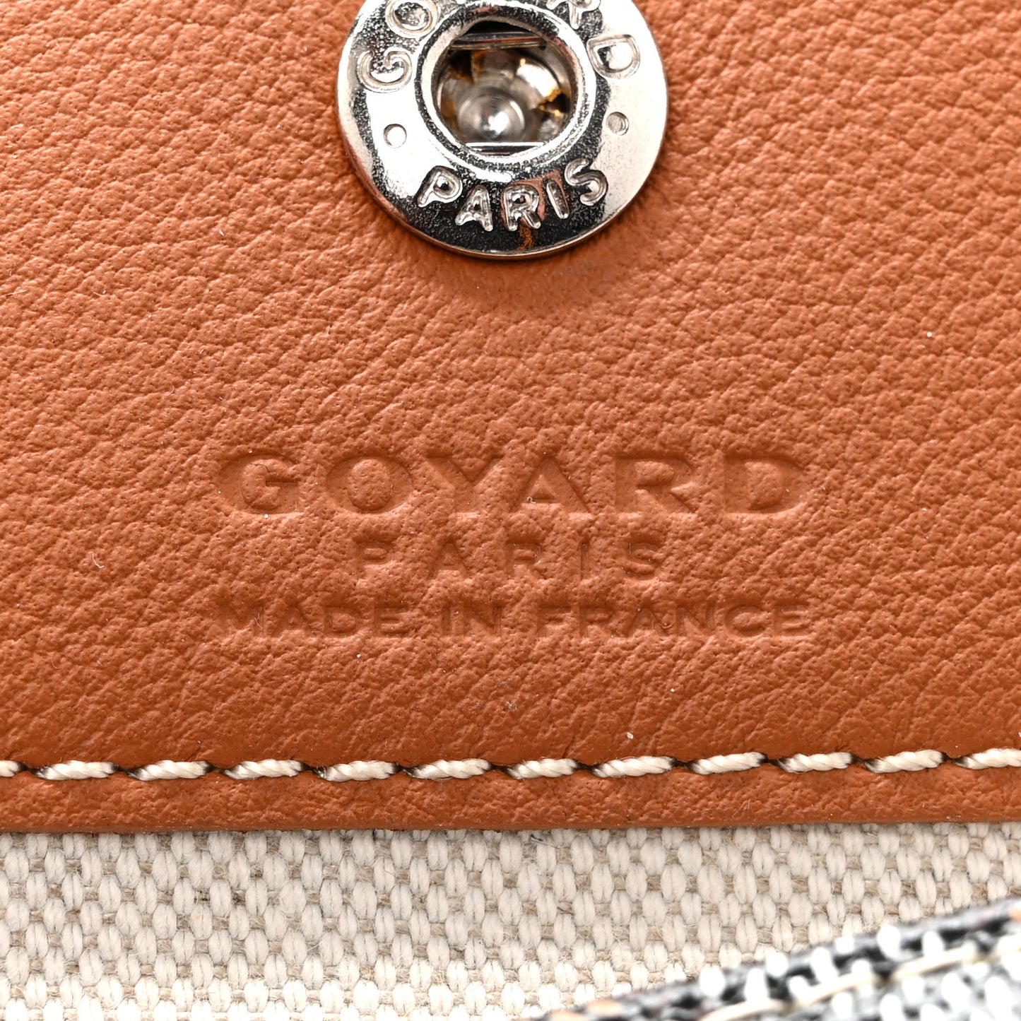 Goyardine Reversible Mini Anjou Black Gold
