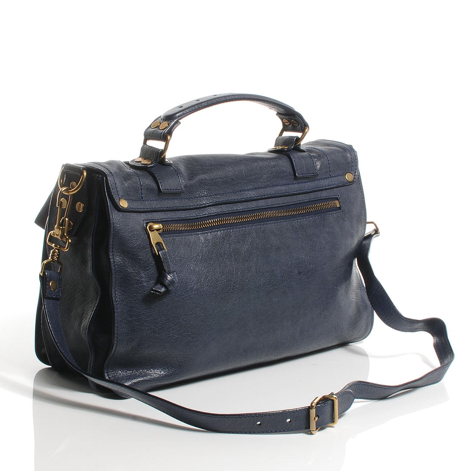 Proenza Schouler Lambskin PS1 Medium Satchel Midnight 3 of 8