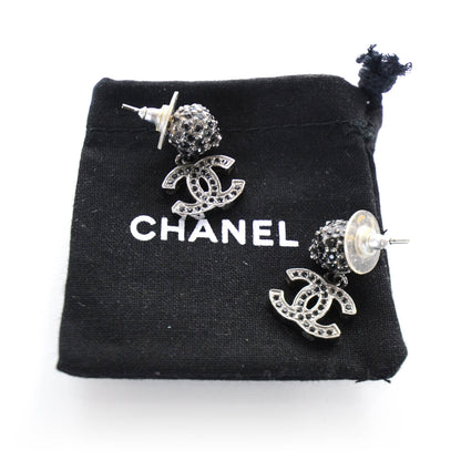 Chanel Crystal CC Dangle Earrings 3 of 3