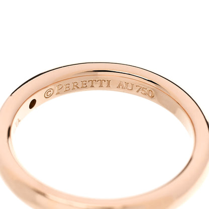 Tiffany 18K Rose Gold Diamond 3mm Elsa Peretti Band Ring 47 4.25 5 of 5