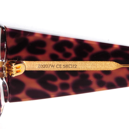 Louis Vuitton Leopard Marquise Sunglasses Brown Z0207W 3 of 5