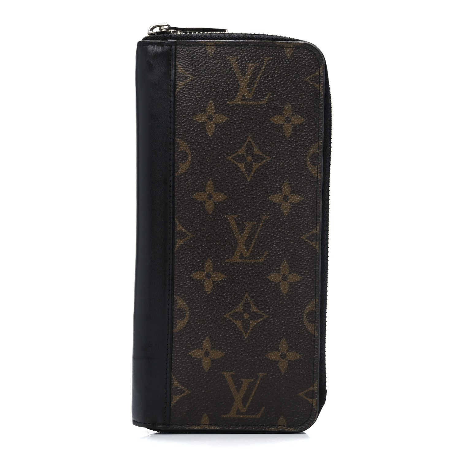 Louis Vuitton Monogram Macassar Vertical Zippy Wallet 1 of 12