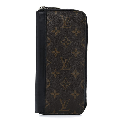 Louis Vuitton Monogram Macassar Vertical Zippy Wallet 1 of 12