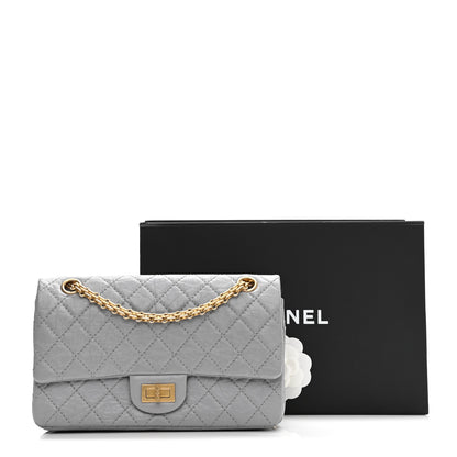 Chanel Aged Calfskin Quilted 2.55 Reissue 225 Flap Grey 11 of 11