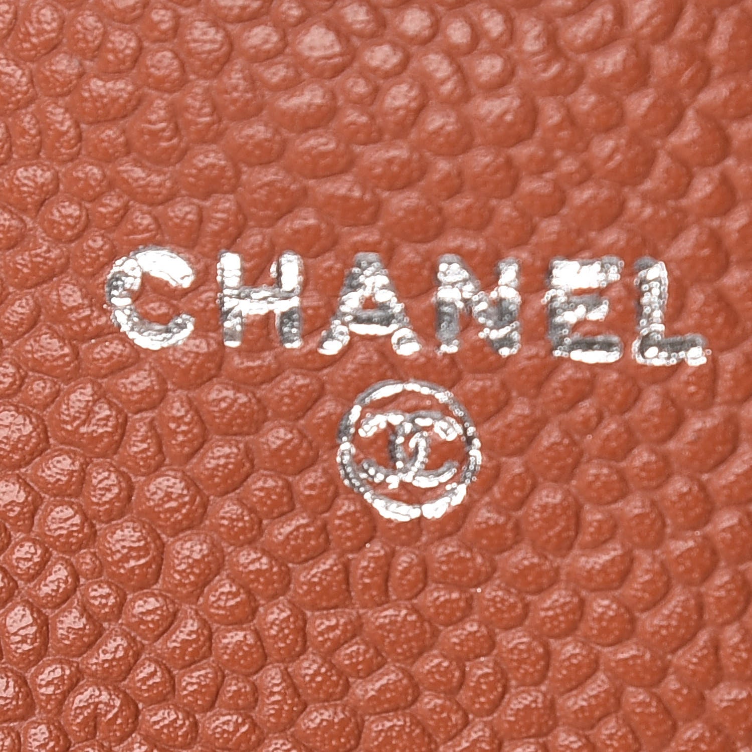 Chanel Caviar Half Moon Wallet On Chain WOC Coral 8 of 13